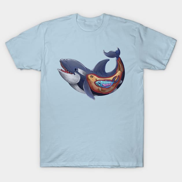 Recursive Orca T-Shirt by NevermindOnArt
